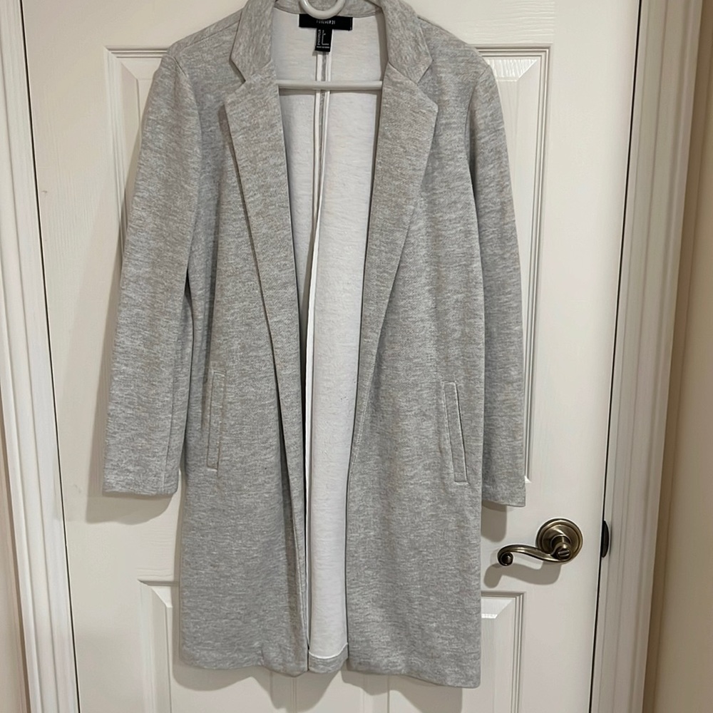 FOREVER 21 GREY COAT